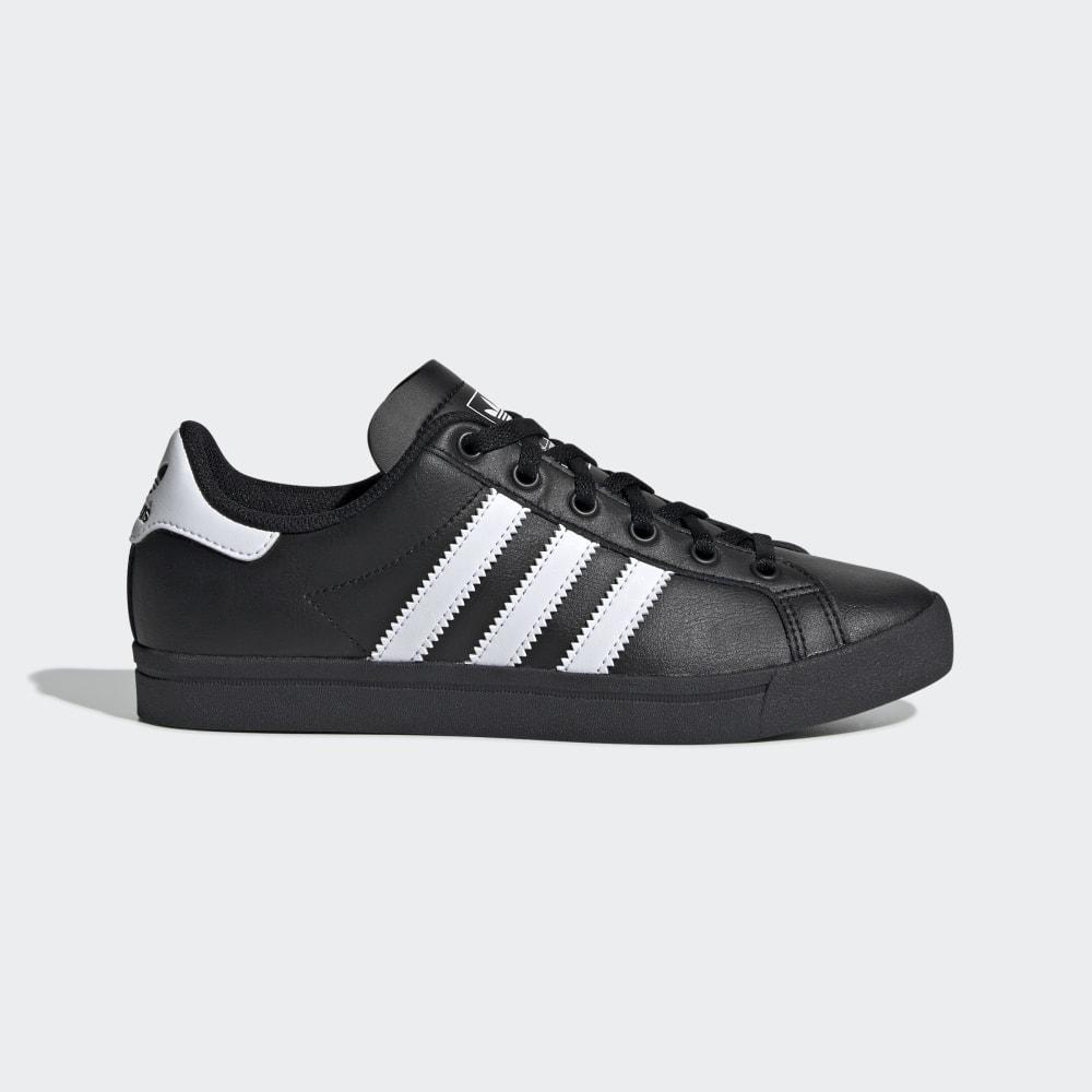 Adidas Boys' Coast Star Tennis Shoes Black/White Ireland EE9699